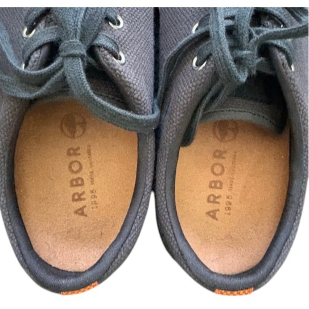 Arbor Collective Legacy Canvas/Suede Low Sneakers - Black - 8 - Picture 5 of 9